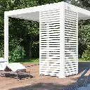 Panneau brise vue Neo — à ventelles horizontales pour pergola bioclimatique