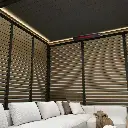 Chauffage extérieur Neo — infrarouge carbone 3000 W pour pergola