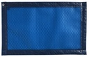 couverture à bulle rectangle bordées 400 µ bleu de stock