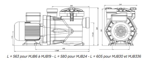 pompe de filtration Vipool MJB  