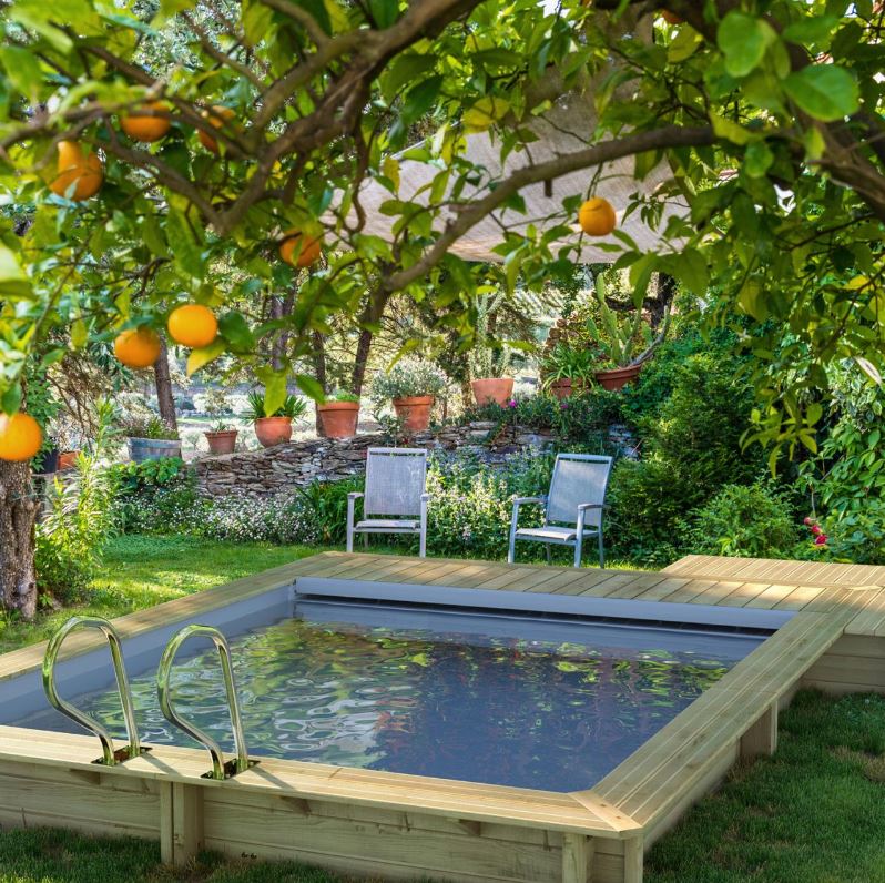 Piscine Urbaine BWT structure bois