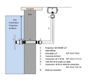 Projecteur AQUALED 220 mm avec télécommande
