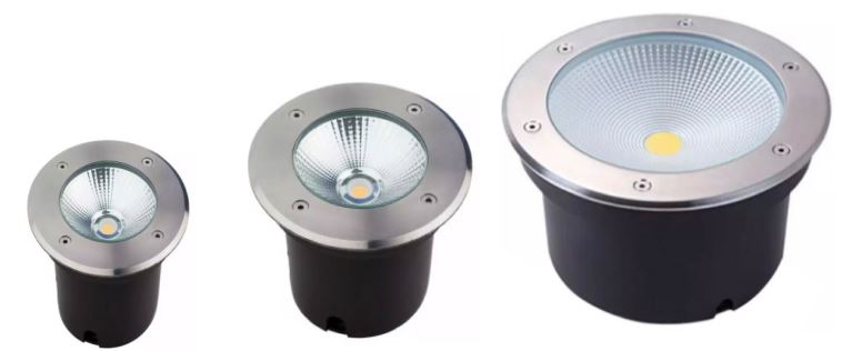 Projecteur de jardin rond AQUALED 12 Volts