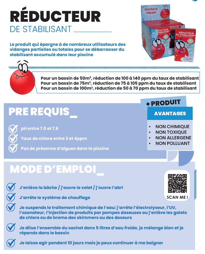 Réducteur de stabilisant