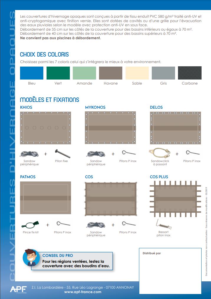 Couverture d'hiver opaque de sécurité