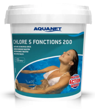 CHLORE 5 FONCTIONS 200 5 kg PM-552