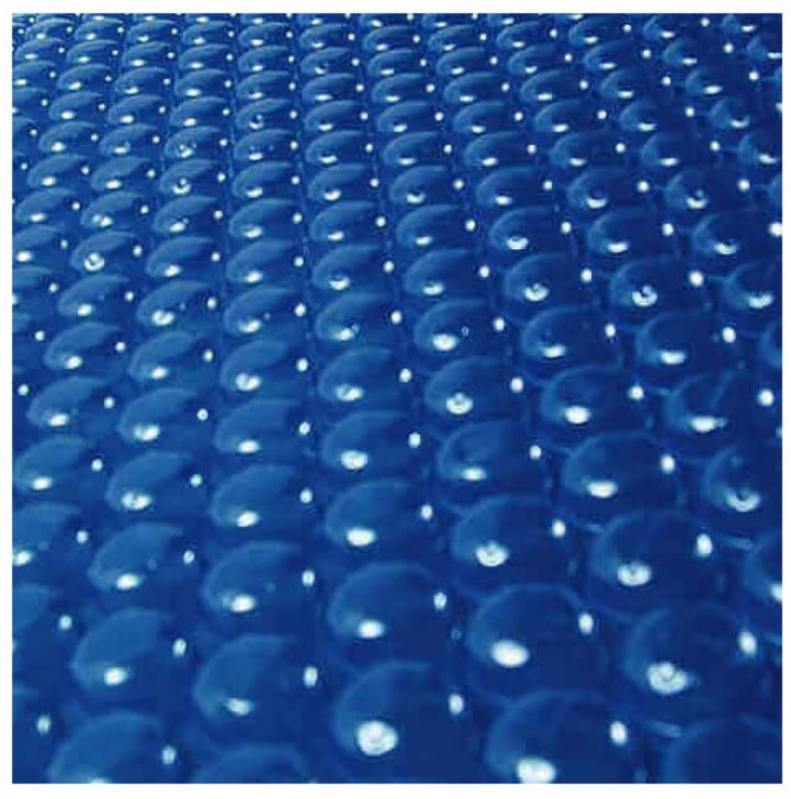 couverture à bulle rectangle bordées 400 µ bleu de stock