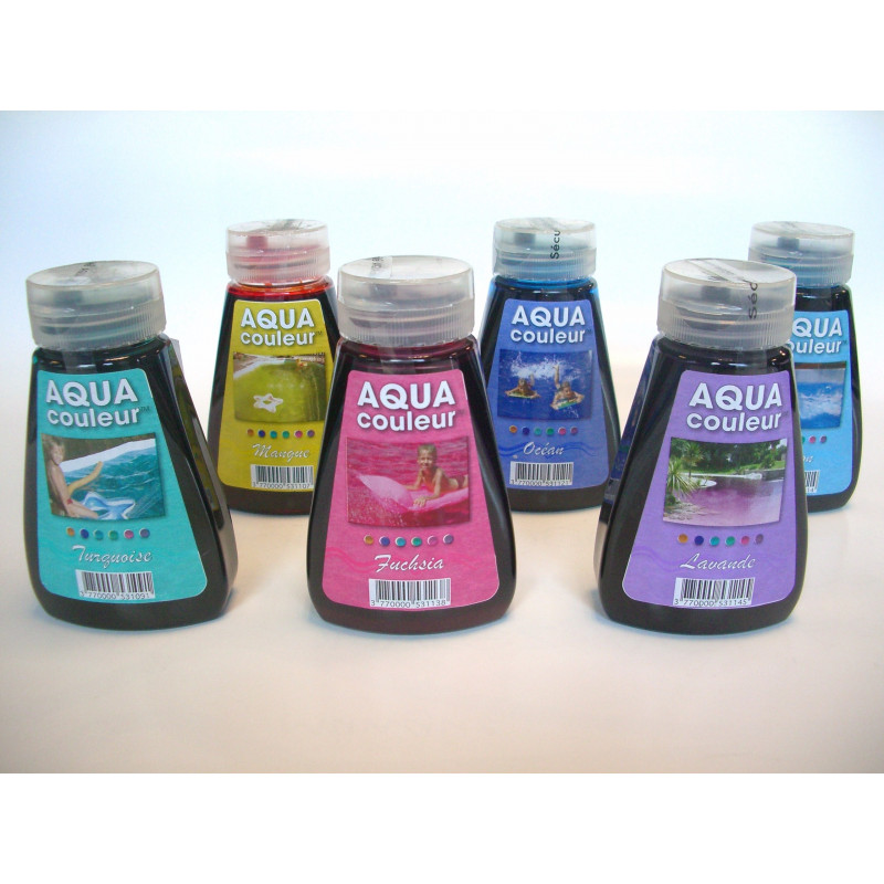 Aquacouleur colorant éphémère