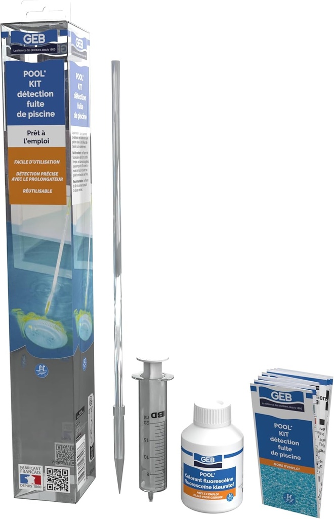 Kit de détection de fuite pour piscine et spa