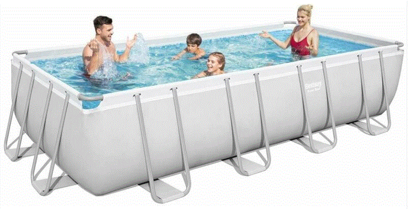 Piscine hors sol rectangulaire Swing 4,88 x 2,44 x 1,07