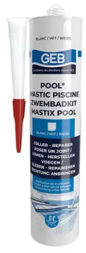 Mastic colle de réparation sous eau en cartouche 290 ml