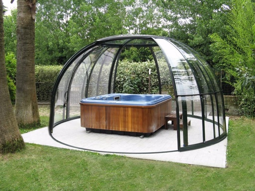 Abri rond pour spa JAVA