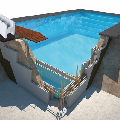 Structure bassin Isopool