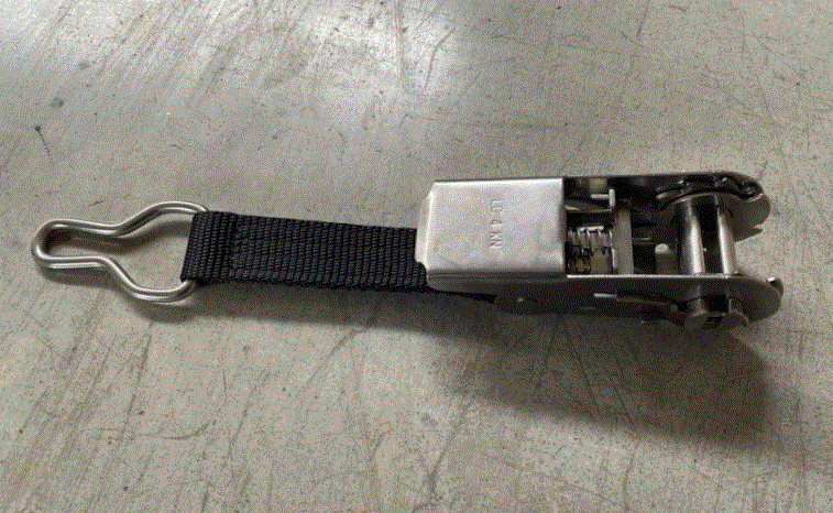 Cliquet avec sangle pour couverture de sécurité