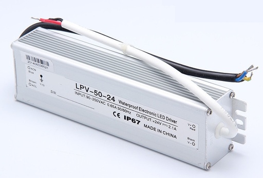 Transformateur 220 V - 12 V DC 40 W pour projecteur AQUALED