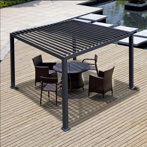 Pergola Bioclimatique  3 m x 3 m x 2.40 m