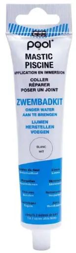 Mastic colle de réparation sous eau en tube 80 ml